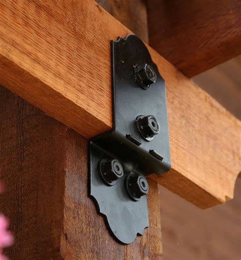 decorative metal beam brackets|structural metal brackets for wood.